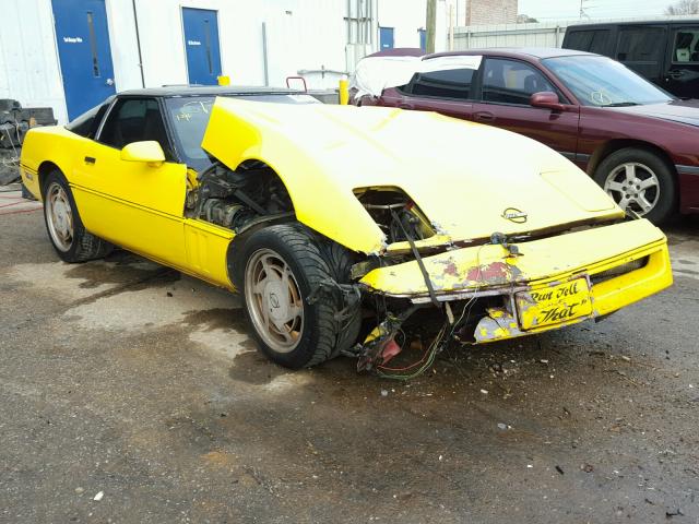 1G1YY2180J5107168 - 1988 CHEVROLET CORVETTE YELLOW photo 1