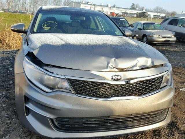 5XXGT4L34GG116569 - 2016 KIA OPTIMA LX GRAY photo 9