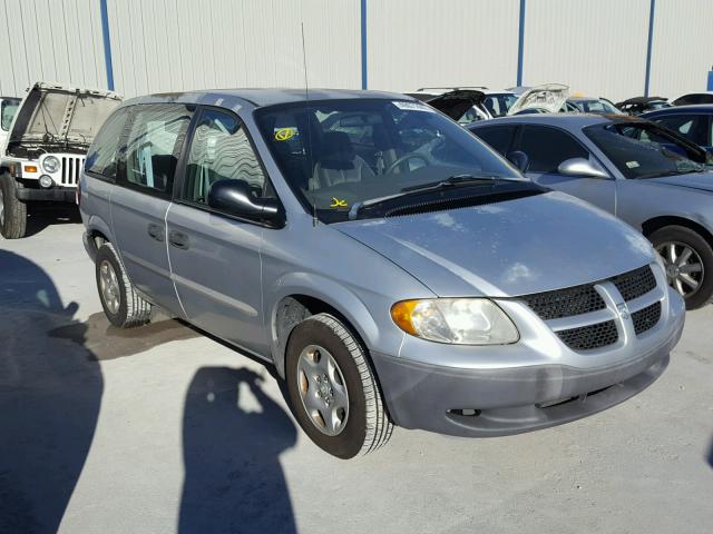 1B4GP15B62B563651 - 2002 DODGE CARAVAN EC SILVER photo 1