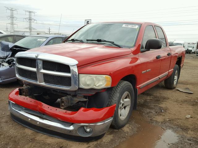 1D7HA18N63S179259 - 2003 DODGE RAM 1500 S RED photo 2