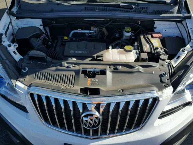 KL4CJASB8GB661461 - 2016 BUICK ENCORE WHITE photo 7