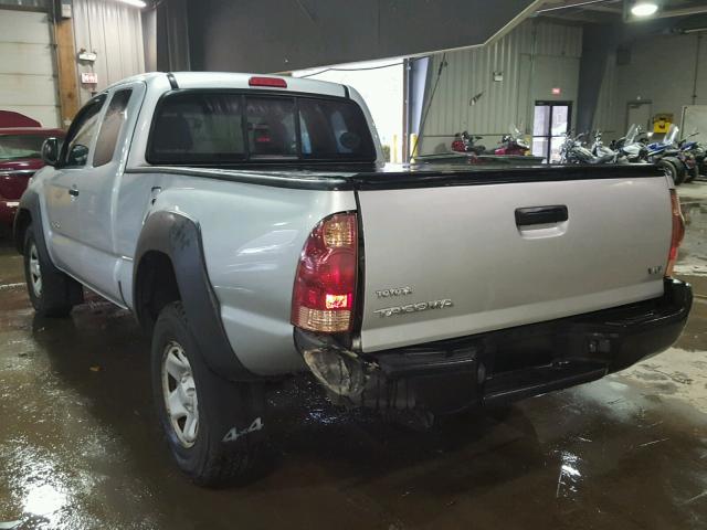 5TEUU42N58Z521331 - 2008 TOYOTA TACOMA ACC SILVER photo 3