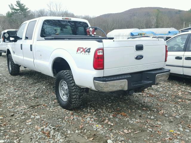 1FT8W3BT7EEB34346 - 2014 FORD F350 SUPER WHITE photo 3