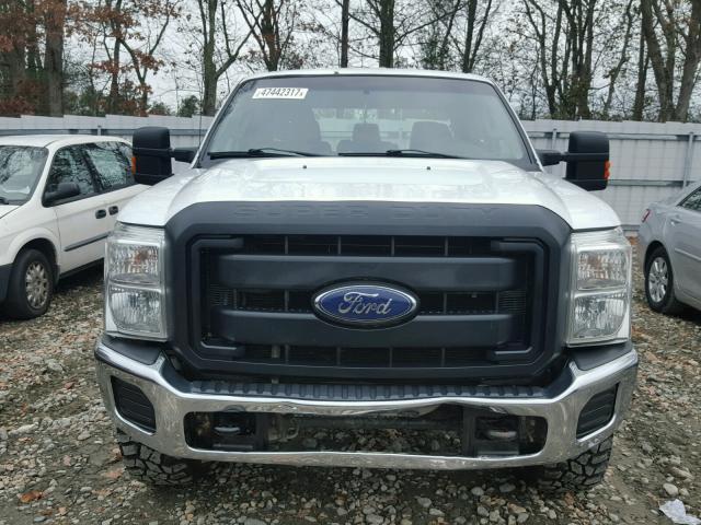 1FT8W3BT7EEB34346 - 2014 FORD F350 SUPER WHITE photo 9