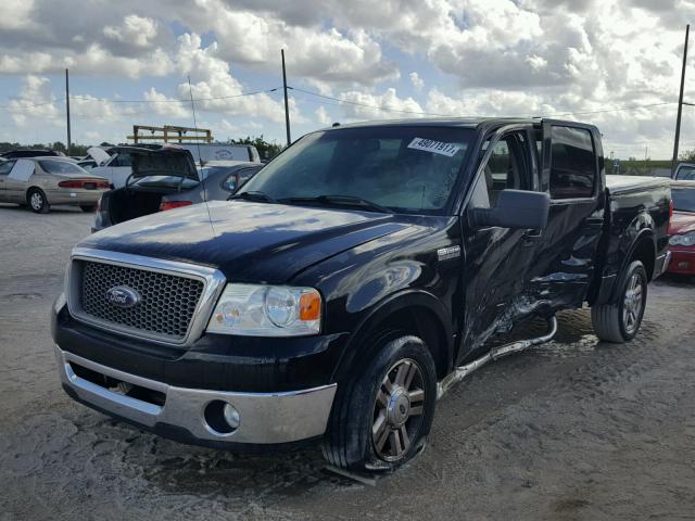 1FTPW12V47KC89345 - 2007 FORD F150 SUPER BLACK photo 2