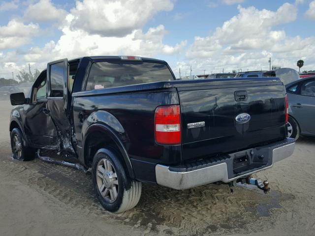 1FTPW12V47KC89345 - 2007 FORD F150 SUPER BLACK photo 3