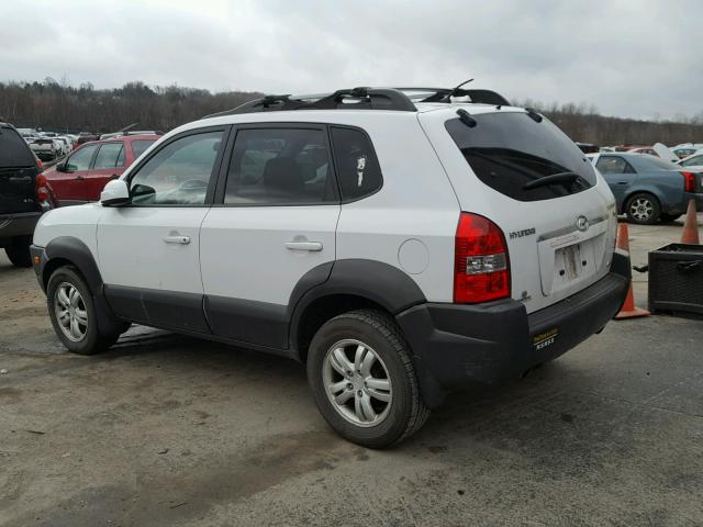 KM8JN72D47U642105 - 2007 HYUNDAI TUCSON SE WHITE photo 3