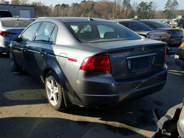 19UUA66265A011999 - 2005 ACURA TL GRAY photo 3