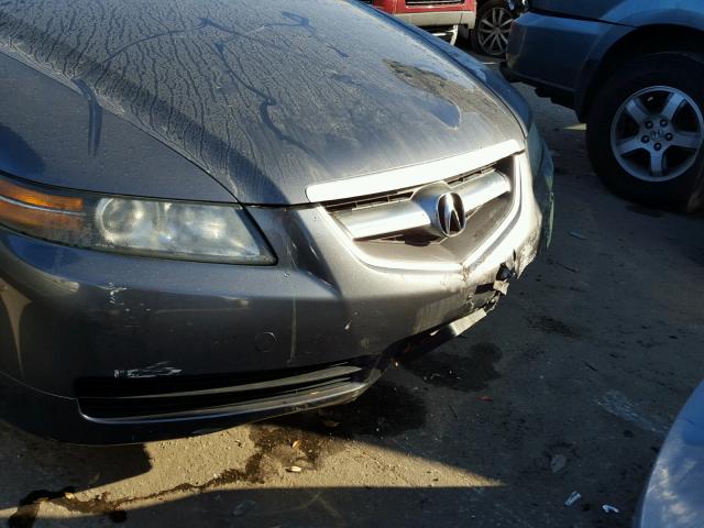 19UUA66265A011999 - 2005 ACURA TL GRAY photo 9