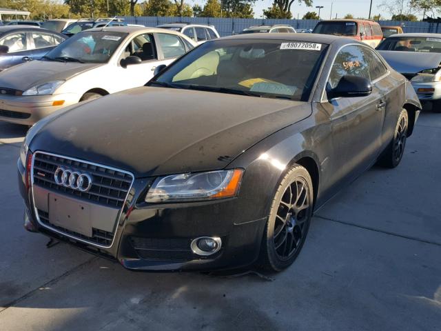 WAUDK78T29A043276 - 2009 AUDI A5 QUATTRO BLACK photo 2