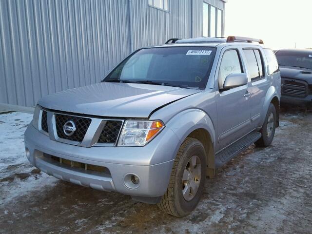 5N1AR18W97C624053 - 2007 NISSAN PATHFINDER SILVER photo 2