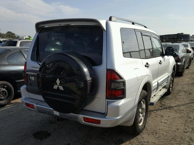 JA4MW31R22J053305 - 2002 MITSUBISHI MONTERO XL SILVER photo 4