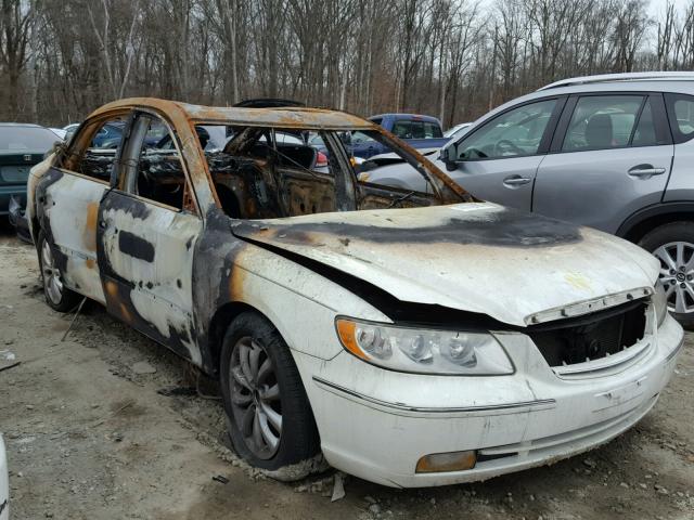 KMHFC46F86A095300 - 2006 HYUNDAI AZERA SE BURN photo 1