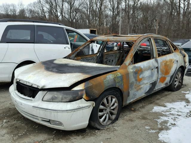 KMHFC46F86A095300 - 2006 HYUNDAI AZERA SE BURN photo 2