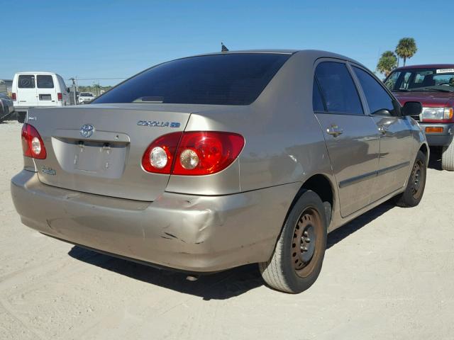 1NXBR32E86Z605521 - 2006 TOYOTA COROLLA CE GOLD photo 4