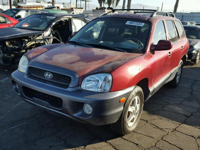 KM8SC13E93U520204 - 2003 HYUNDAI SANTA FE G RED photo 2