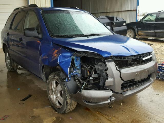 KNDJF724587457417 - 2008 KIA SPORTAGE L BLUE photo 1