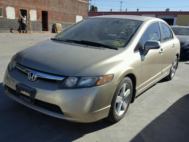 1HGFA16827L110231 - 2007 HONDA CIVIC EX ოქროსფერი ფოტო 2