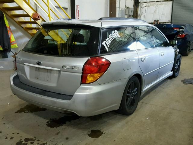 4S3BP616X56303267 - 2005 SUBARU LEGACY 2.5 GRAY photo 4