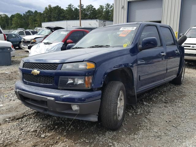 1GCDSCF94C8140318 - 2012 CHEVROLET COLORADO L BLUE photo 2