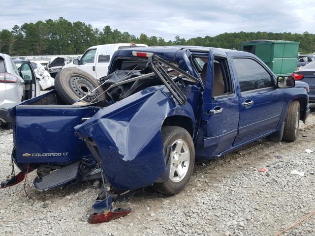 1GCDSCF94C8140318 - 2012 CHEVROLET COLORADO L BLUE photo 4