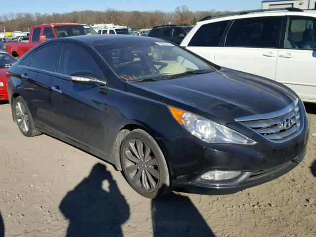 5NPEC4AB1CH360793 - 2012 HYUNDAI SONATA SE BLACK photo 1