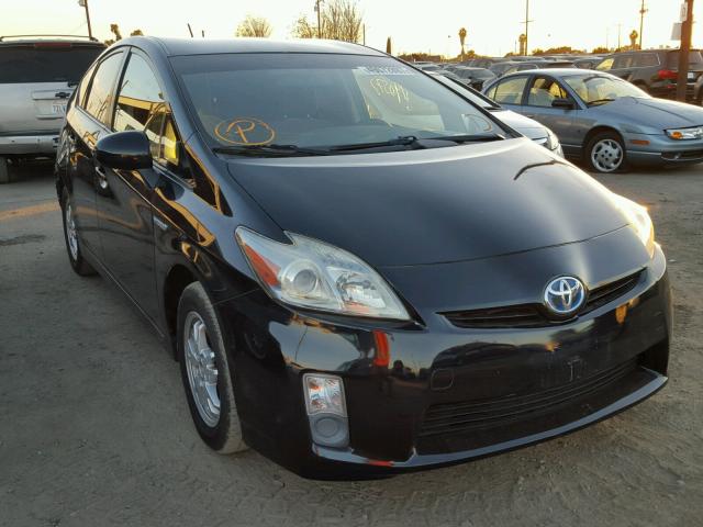 JTDKN3DU4A0210238 - 2010 TOYOTA PRIUS BLACK photo 1