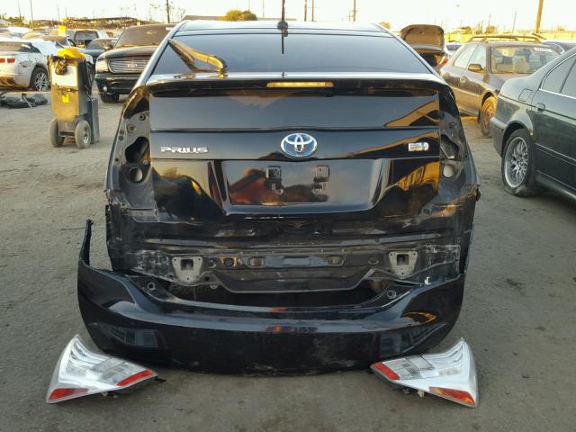 JTDKN3DU4A0210238 - 2010 TOYOTA PRIUS BLACK photo 9