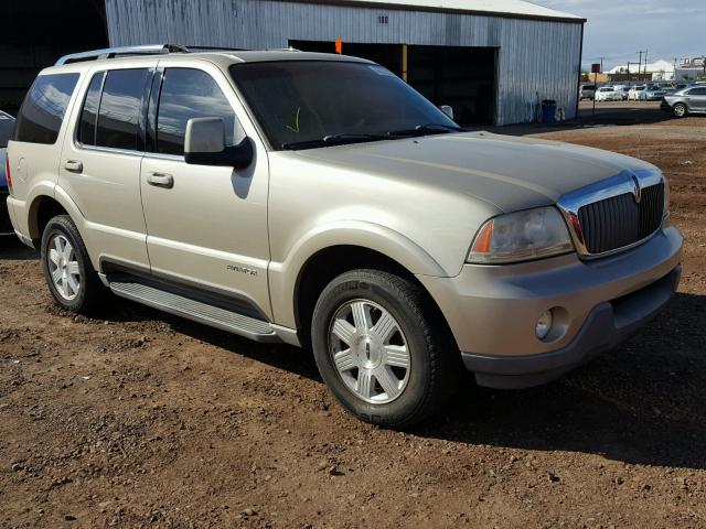 5LMEU68H24ZJ31674 - 2004 LINCOLN AVIATOR GOLD photo 1