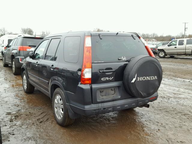 SHSRD78855U328868 - 2005 HONDA CR-V EX BLACK photo 3