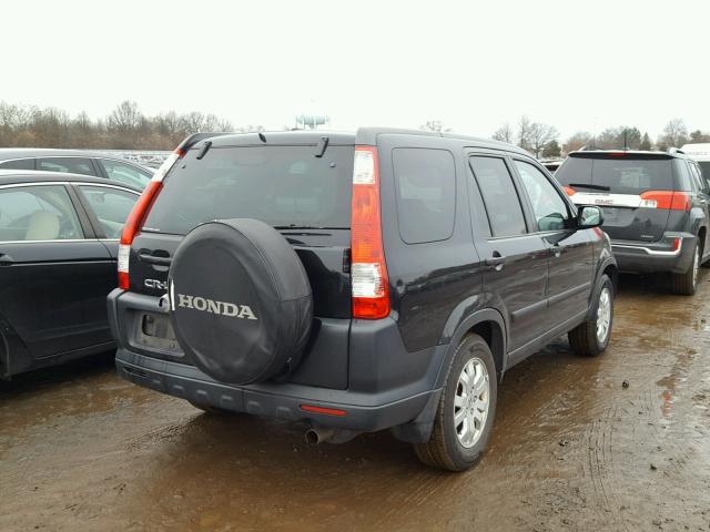 SHSRD78855U328868 - 2005 HONDA CR-V EX BLACK photo 4