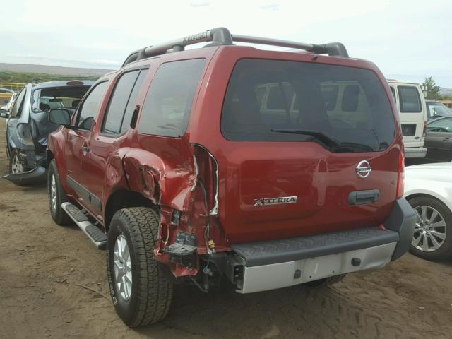 5N1AN0NW5FN651604 - 2015 NISSAN XTERRA X RED photo 3