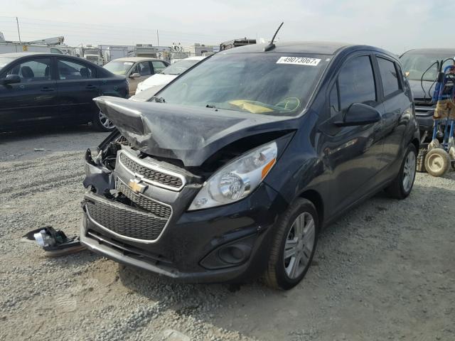 KL8CA6S95DC520829 - 2013 CHEVROLET SPARK LS BLACK photo 2