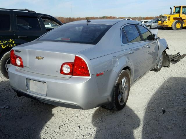 1G1ZH57B99F134254 - 2009 CHEVROLET MALIBU 1LT Srebrny zdjęcie 4