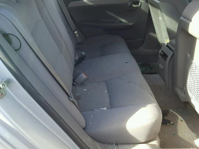 1G1ZH57B99F134254 - 2009 CHEVROLET MALIBU 1LT Srebrny zdjęcie 6