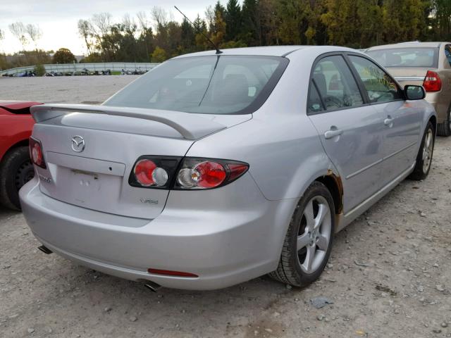 1YVHP80D965M20393 - 2006 MAZDA 6 GRAY photo 4