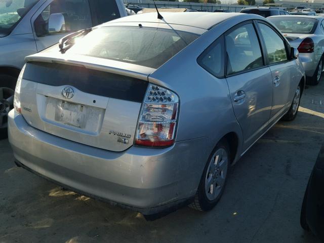 JTDKB20U187724428 - 2008 TOYOTA PRIUS SILVER photo 4