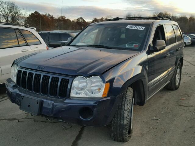 1J4HR48N85C600751 - 2005 JEEP GRAND CHER BLUE photo 2