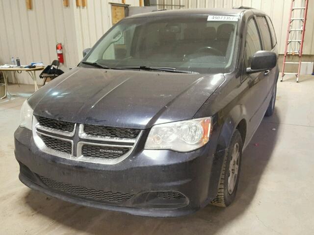 2D4RN4DG3BR730861 - 2011 DODGE GRAND CARA BLACK photo 2