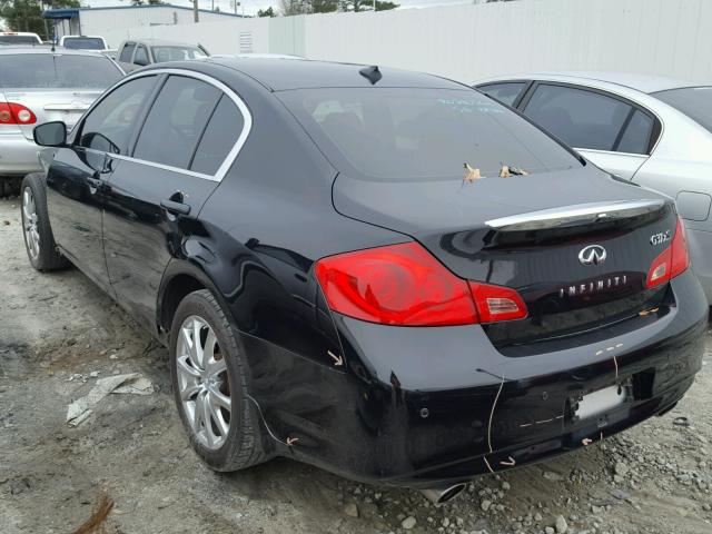 JN1CV6AR8BM405519 - 2011 INFINITI G37 BLACK photo 3