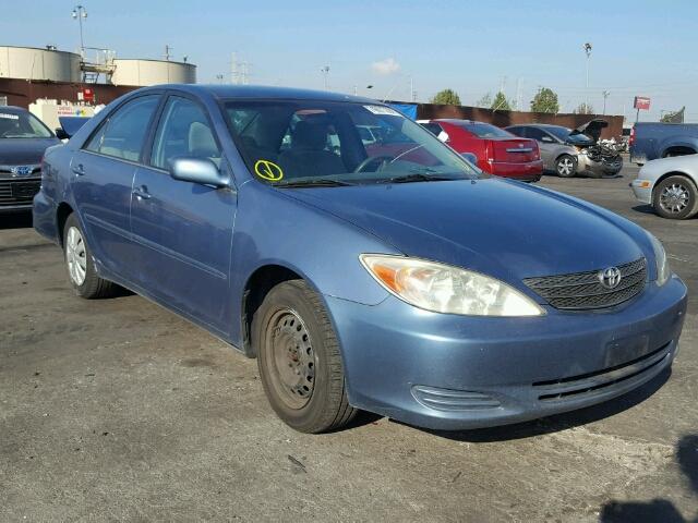 4T1BE32K14U876838 - 2004 TOYOTA CAMRY LE BLUE photo 1