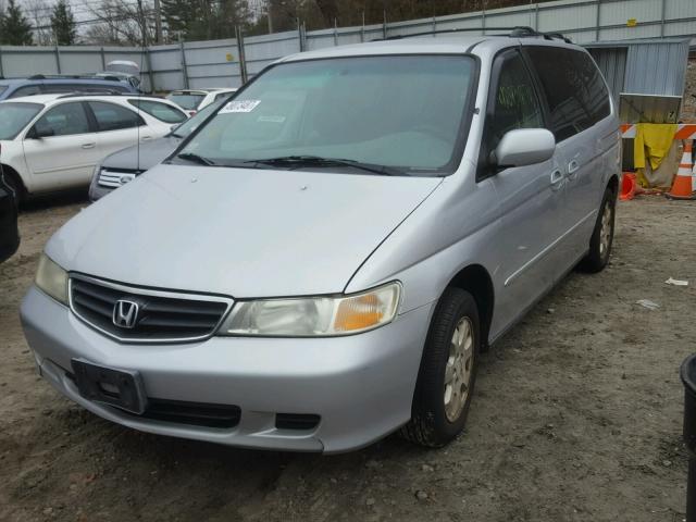 5FNRL18003B088885 - 2003 HONDA ODYSSEY EX GRAY photo 2