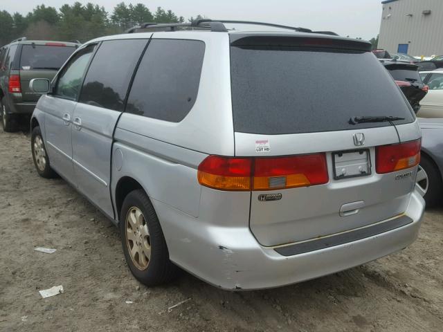 5FNRL18003B088885 - 2003 HONDA ODYSSEY EX GRAY photo 3