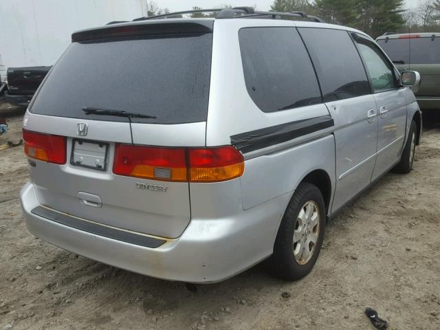 5FNRL18003B088885 - 2003 HONDA ODYSSEY EX GRAY photo 4