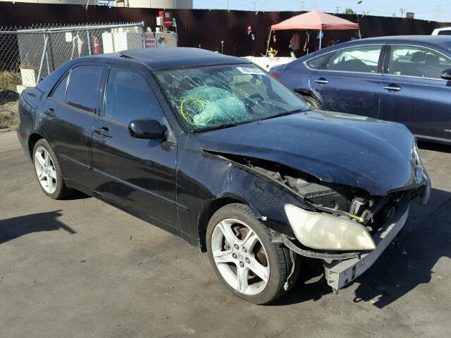 JTHBD192120062385 - 2002 LEXUS IS 300 BLACK photo 1