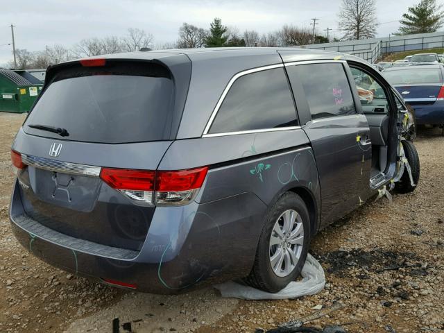 5FNRL5H62GB149249 - 2016 HONDA ODYSSEY EX GRAY photo 4