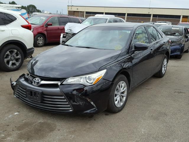 4T4BF1FK3FR491138 - 2015 TOYOTA CAMRY LE შავი ფოტო 2