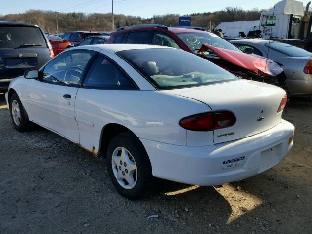 1G1JC124027301758 - 2002 CHEVROLET CAVALIER WHITE photo 3