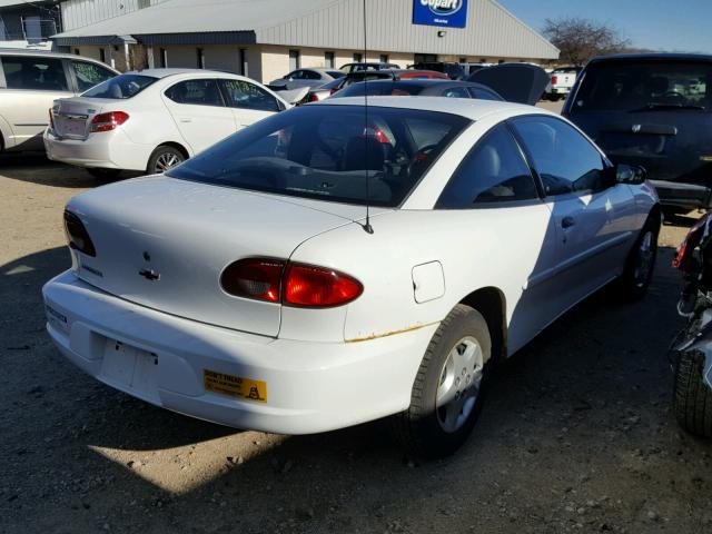 1G1JC124027301758 - 2002 CHEVROLET CAVALIER WHITE photo 4