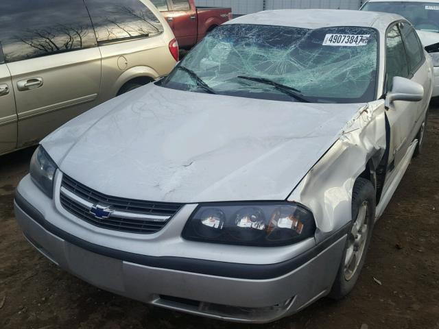 2G1WH52K639426857 - 2003 CHEVROLET IMPALA LS SILVER photo 2